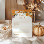 秋フローラ小さなカボチャはベビーカードを願う