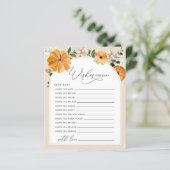 秋フローラ小さなカボチャはベビーカードを願う (スタンド正面)