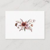 秋フローラ推測キスブライダルゲーム エンクロージャーカード (裏面)