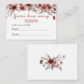 秋フローラ推測キスブライダルゲーム エンクロージャーカード (正面/裏面)