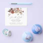 秋フローラ日付フライヤーの保存 チラシ (シングル)