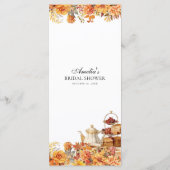 秋フローラ秋アフタヌーンティーパーティー メニュー (裏面)