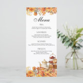 秋フローラ秋アフタヌーンティーパーティー メニュー (スタンド正面)