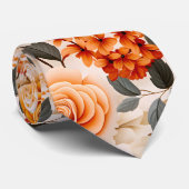 秋フローラ系列デザイン10 ネクタイ (ロール)