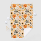 秋フローラ系列デザイン1 ゴルフタオル (インサイチュ)