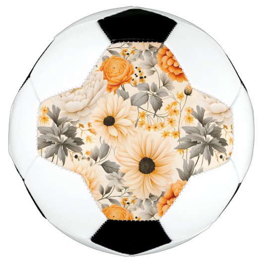 秋フローラ系列デザイン1 サッカーボール (正面)