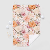 秋フローラ系列デザイン2 ゴルフタオル (インサイチュ)