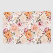 秋フローラ系列デザイン2 ゴルフタオル (横)