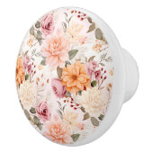 秋フローラ系列デザイン2 セラミックノブ (右)