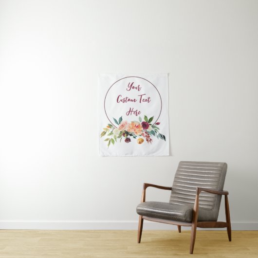 秋フローラ結婚のフォトブース背景おもしろいプロップ タペストリー (インサイチュ)