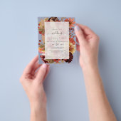 秋フローラ結婚ズ – Burgundy Orange BUDGET チラシ (手)