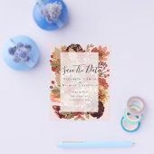 秋フローラ結婚ズ – Burgundy Orange BUDGET チラシ (シングル)