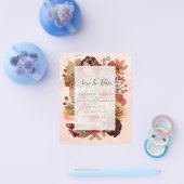 秋フローラ結婚ズ – Burgundy Orange BUDGET チラシ (シングル)