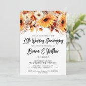 秋フローラ結婚10周年記念 招待状 (スタンド正面)