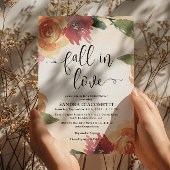 秋フローラ聖なる書物、 経典ブライダルシャワー招待 招待状