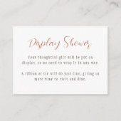 秋フローラ表示シャワー エンクロージャーカード (正面)