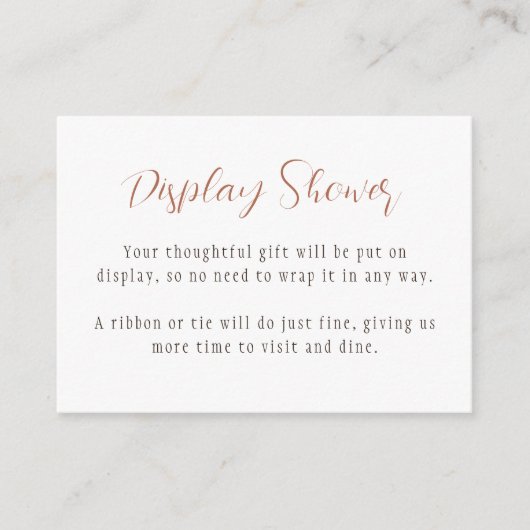 秋フローラ表示シャワー エンクロージャーカード (正面)