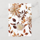 秋フローラ詳細 エンクロージャーカード (裏面)