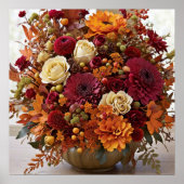 秋フローラ配置 ポスター (正面)