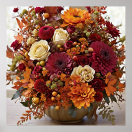 秋フローラ配置 ポスター