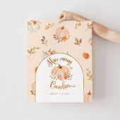 秋フローラ金ゴールドフォイルかぼちゃいくつキャンディー ポスター