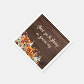 秋フローラ スタンダードカクテルナプキン (角)