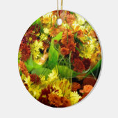 秋フローラ セラミックオーナメント (左)