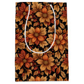 秋フローラ ミディアムペーパーバッグ (正面)