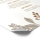 秋フローラBoho Friendingメニューポスター ポスター (角)