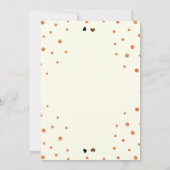 秋フンピンサンクディナーパーティの招待状 招待状 (裏面)