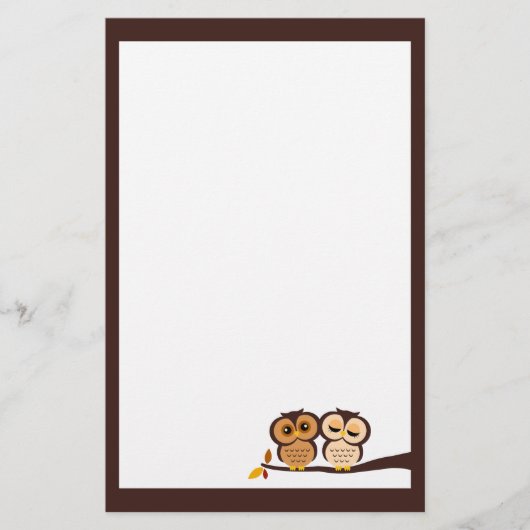 秋フール 便箋 (正面)