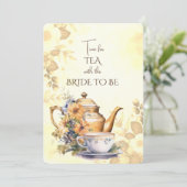 秋ブライダルシャワーティーパーティの招待状 案内状 (スタンド正面)