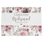 秋ブライダルシャワーブリーズメイドミニマリスト ラージペーパーバッグ (正面)