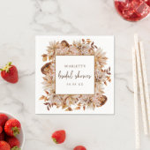 秋ブライダルシャワーペーパーナプキン スタンダードカクテルナプキン (インサイチュ)