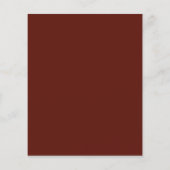 秋ブライダルシャワー招待予算 (裏面)