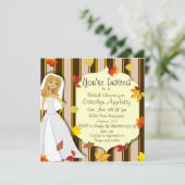 秋ブライダルシャワー招待状 招待状 (スタンド正面)