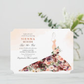 秋ブライダルシャワー招待 招待状 (スタンド正面)