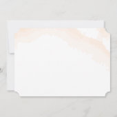 秋ブライダルシャワー招待 招待状 (裏面)