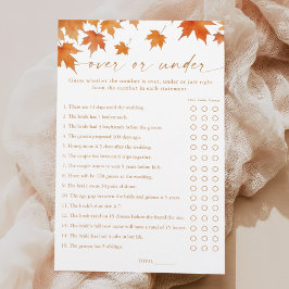 秋ブライダルシャワー