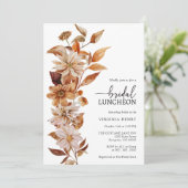 秋ブライダルルンチョン招待状 招待状 (スタンド正面)