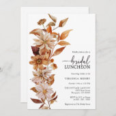 秋ブライダルルンチョン招待状 招待状 (正面/裏面)