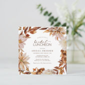 秋ブライダルルンチョン招待状 招待状 (スタンド正面)