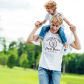 秋ブラウンファミリー懇親会ファミリーツリー葉 Tシャツ