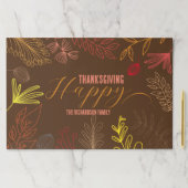 秋ブランチ果実感謝祭紙ランチョンマット ペーパーパッド (インサイチュ)