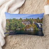 秋ブリーのまわりにジミニュアスカ ランバークッション (ブランケット)