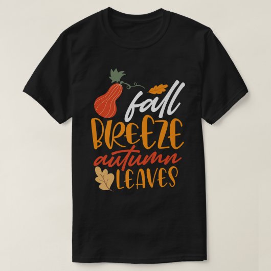 秋ブリーズと紅葉 Tシャツ (デザイン正面)
