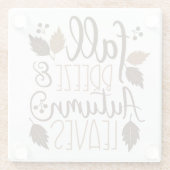 秋ブリーズ紅葉 ガラスコースター (裏面)