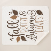 秋ブリーズ紅葉 シェルパブランケット (正面(横))