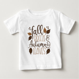秋ブリーズ紅葉 ベビーTシャツ