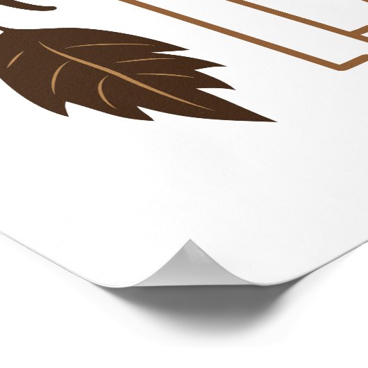 秋ブリーズ紅葉 ポスター (角)